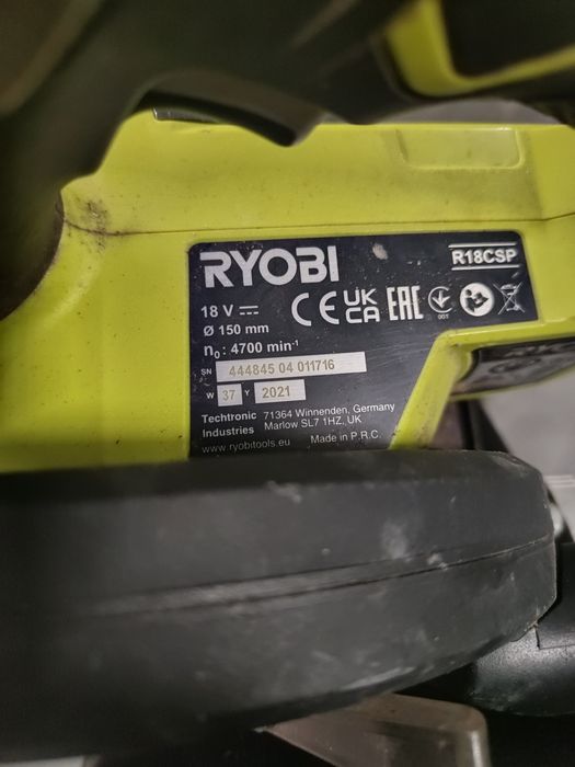 Piła Ryobi R18CSP uszkodzona