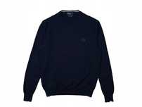 FRED PERRY Sweter Męski 100 % Wełna Merino Logo r. S/M