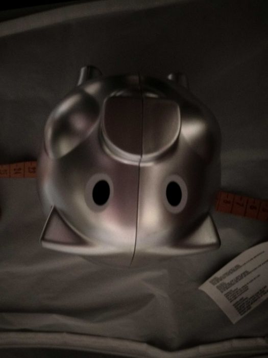 nowa świnka skarbonka srebrna