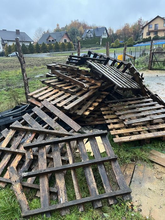 Palety po pustakach - drzewo