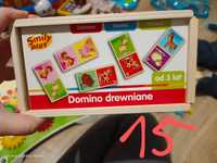 Domino drewniane dla dziecka