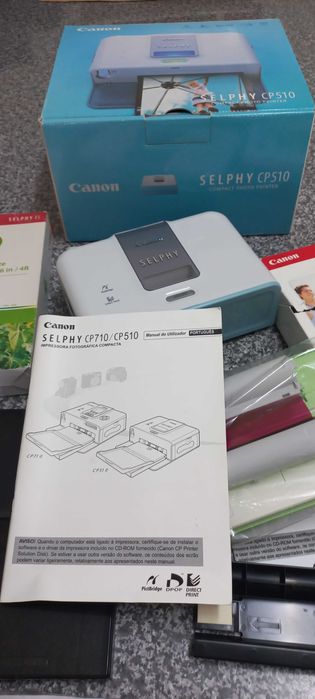 Impressora fotografias Canon Selphy CP510,como nova !