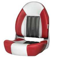 Fotele do łodzi TEMPRESS ProBax Szaro-Grafitowo-Czerwony