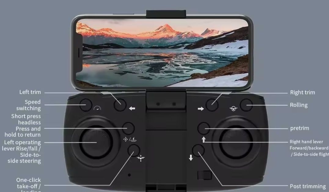 Dron podgląd na telefon