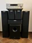 Zestaw kina domowego ONKYO, głośniki quadral i subwoofer  Magnat