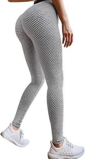 Damskie antycellulitowe legginsy z wysokim Memoryee Push Up L