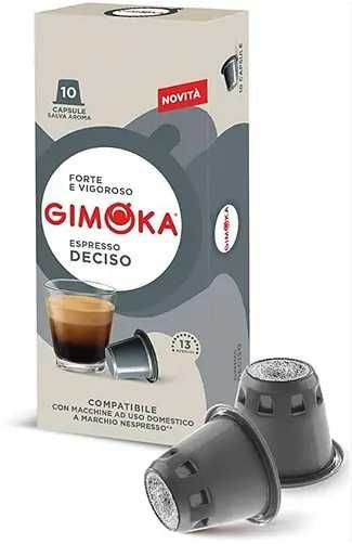 Кофе в капсулах Gimoka Nespresso 10 шт Все Вкусы Джимока Неспрессо