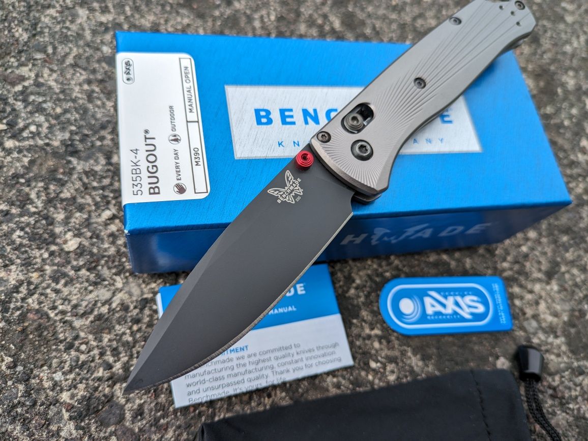 Nóż folder Benchmade Bugout M390 Aluminium