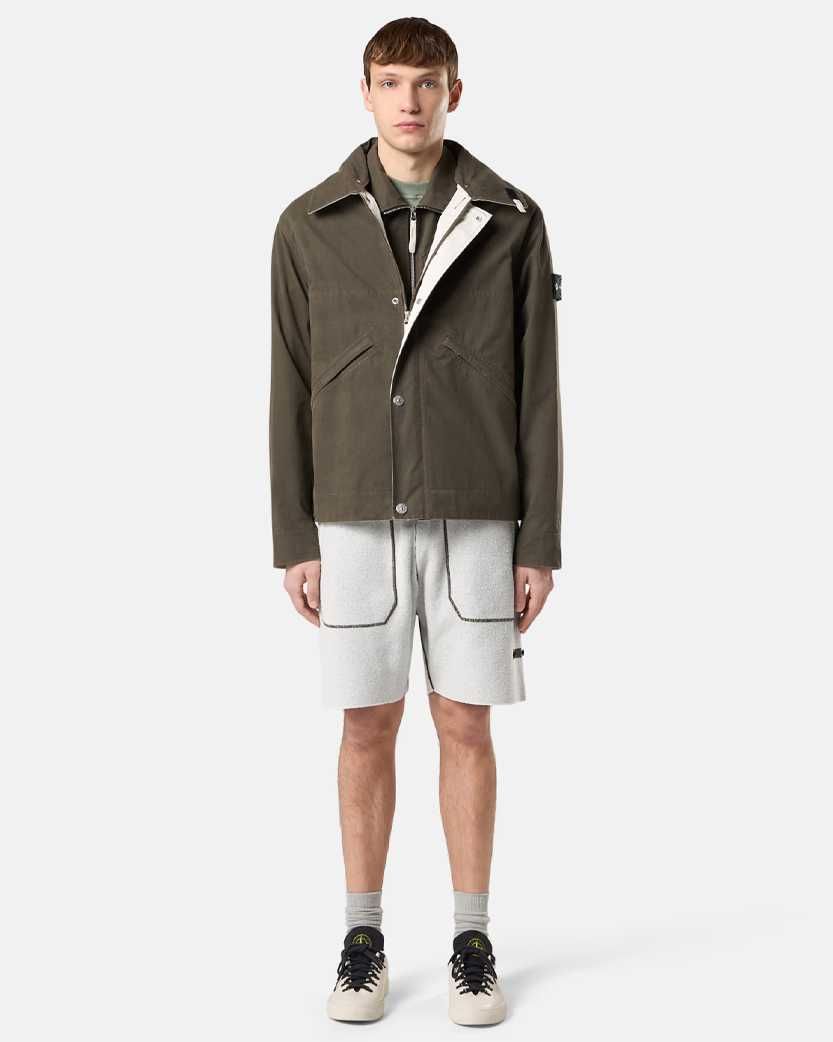 Куртка Stone Island 4100080 TELA RESINATA Jacket Military Green
