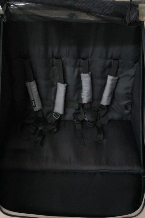 Przyczepka rowerowa dla dzieci Hauck Dryk Duo 2w1 Jogger wózek brown