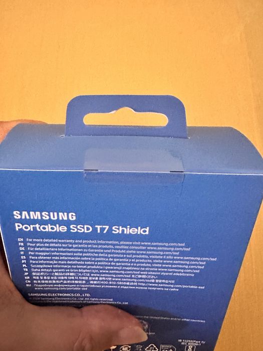 SSD Externo Samsung T7 Shield 1TB – Novo, Selado