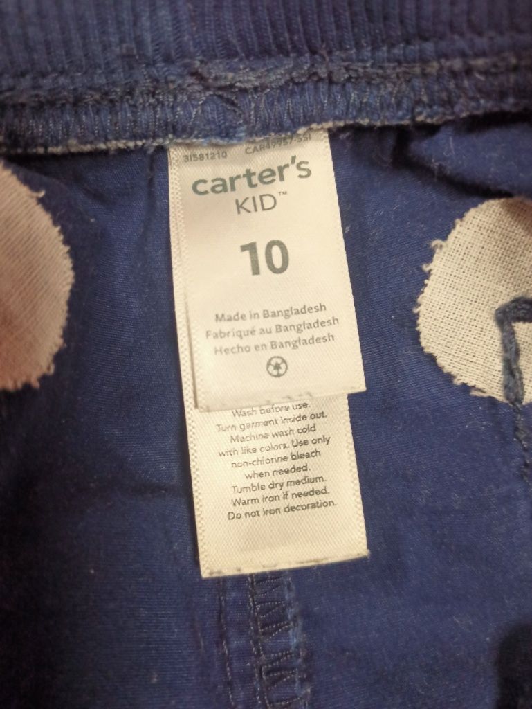 Штаны  Carters на мальчика 100%cotton