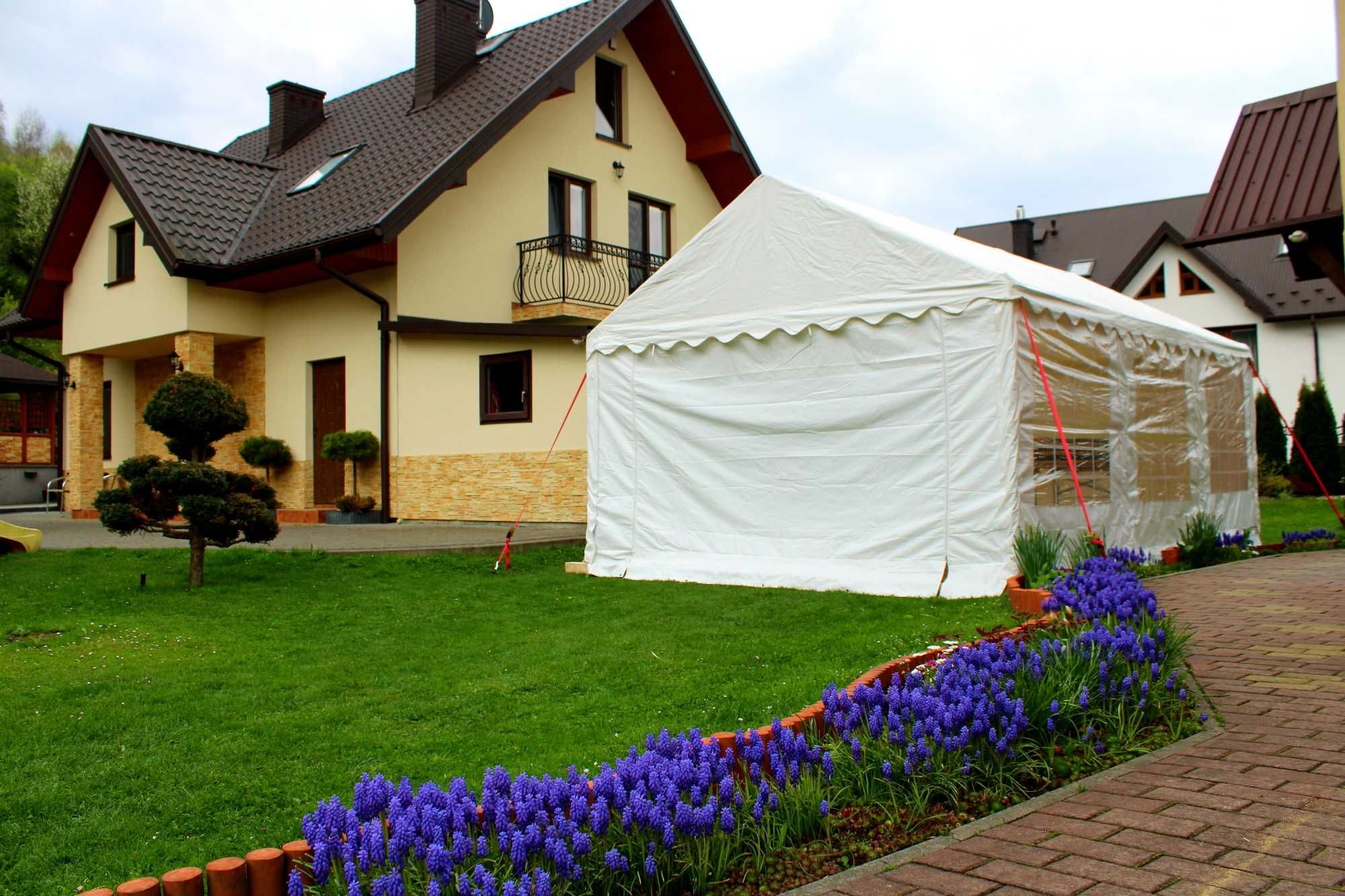 Wynajem namiotów - podłoga, krzesła, stoły. Na komunię 2025/2026