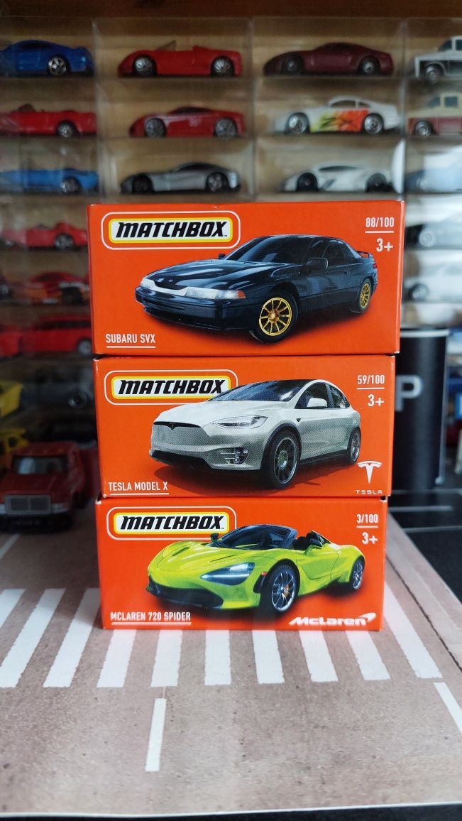 Zestaw 3 resoraków Matchbox Power Grabs