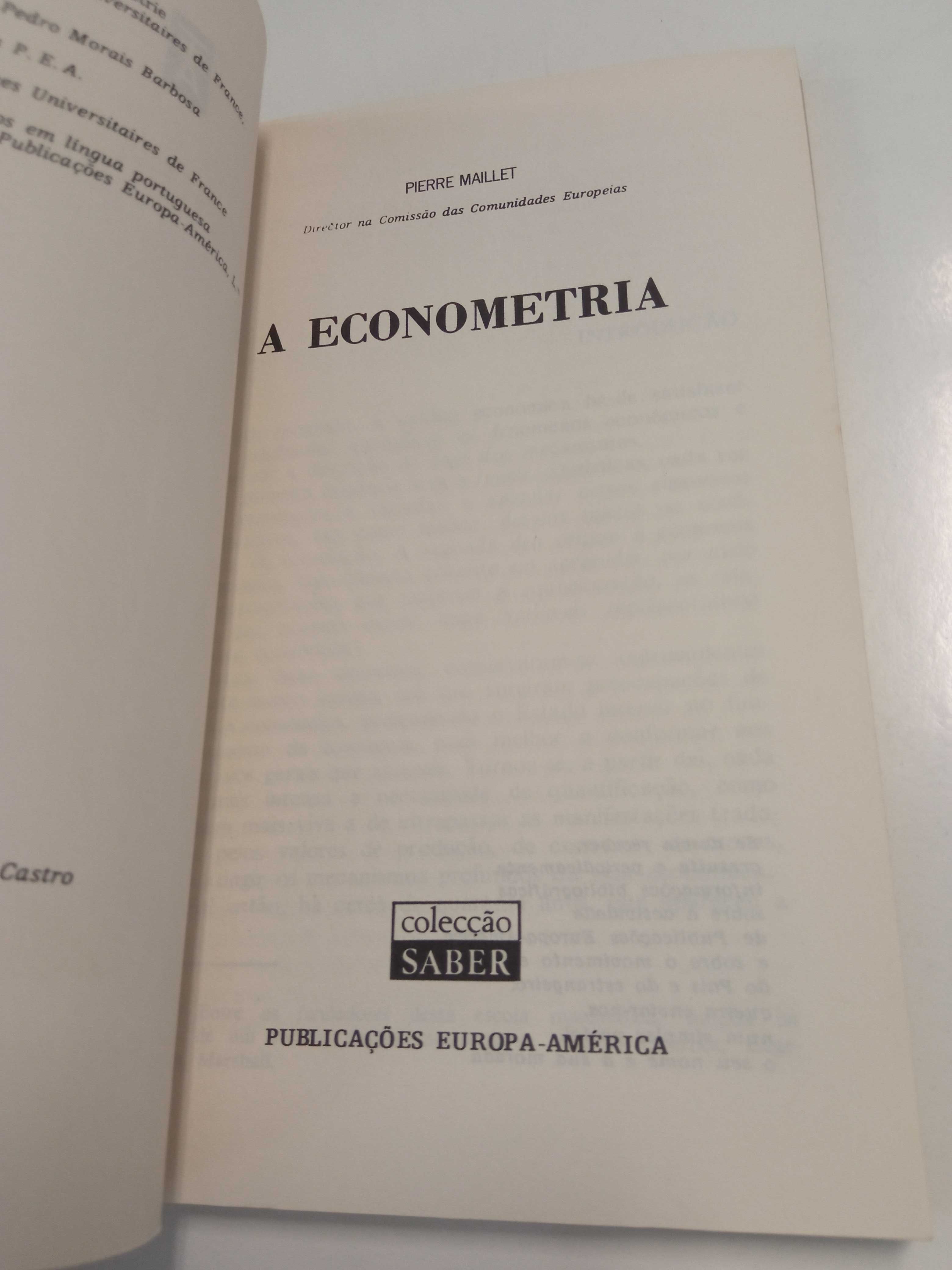 A econometria, de Pierre Maillet