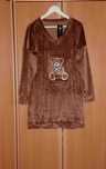 Bluza, tunika damska welurowa, Nowa, rozmiar XL