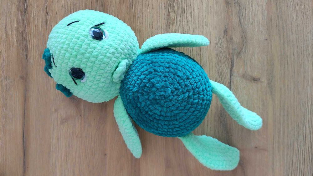 Uroczy pluszak żółw handmade – mięciutki i wyjątkowy