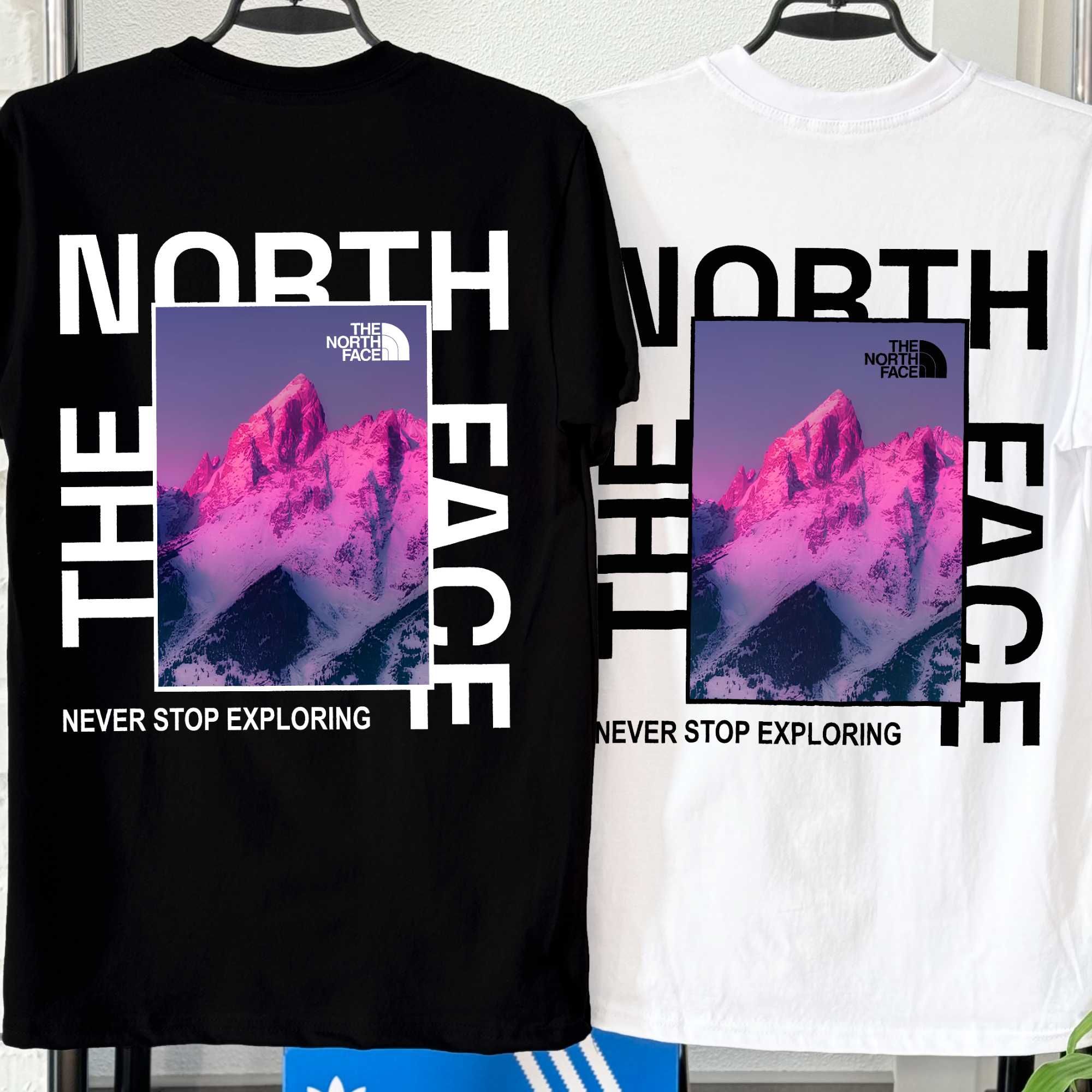 Новая футболка The North Face / PinkBox / ХС С М Л ХЛ / Белая Черная