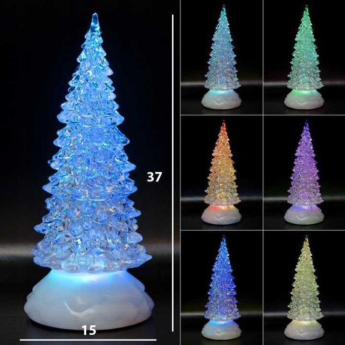 Choinka Lampka LED Kryształowa TRONJE 37cm