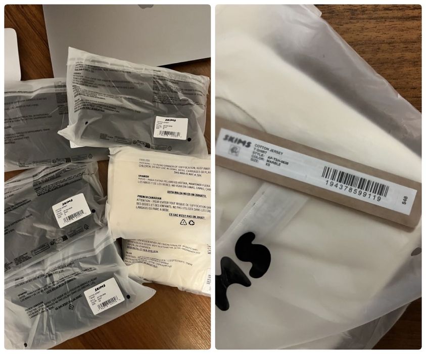 Жіноча футболка SKIMS Fits everybody - M- 900 грн -  ОРИГІНАЛ