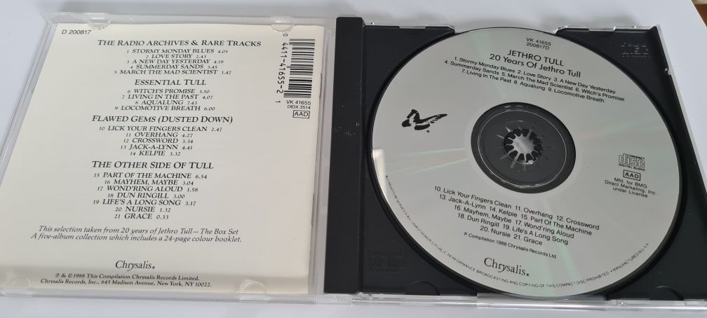 Jethro Tull - 20 Years of Jethro Tull CD