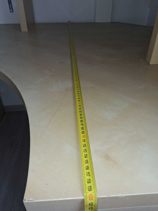 Biurko narożne z nadstawka