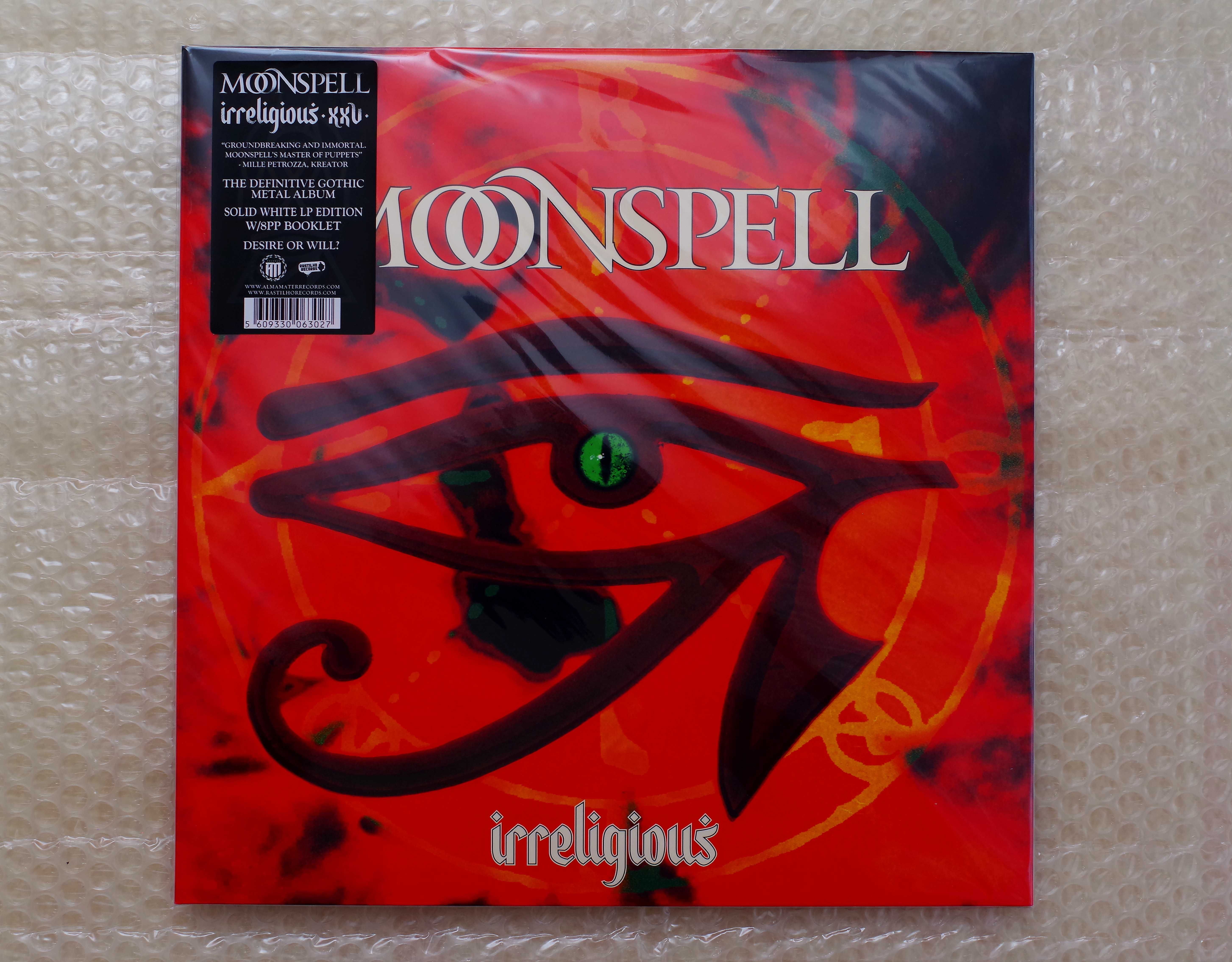 Moonspell – „Irreligious”. Płyta winylowa. Nowa.