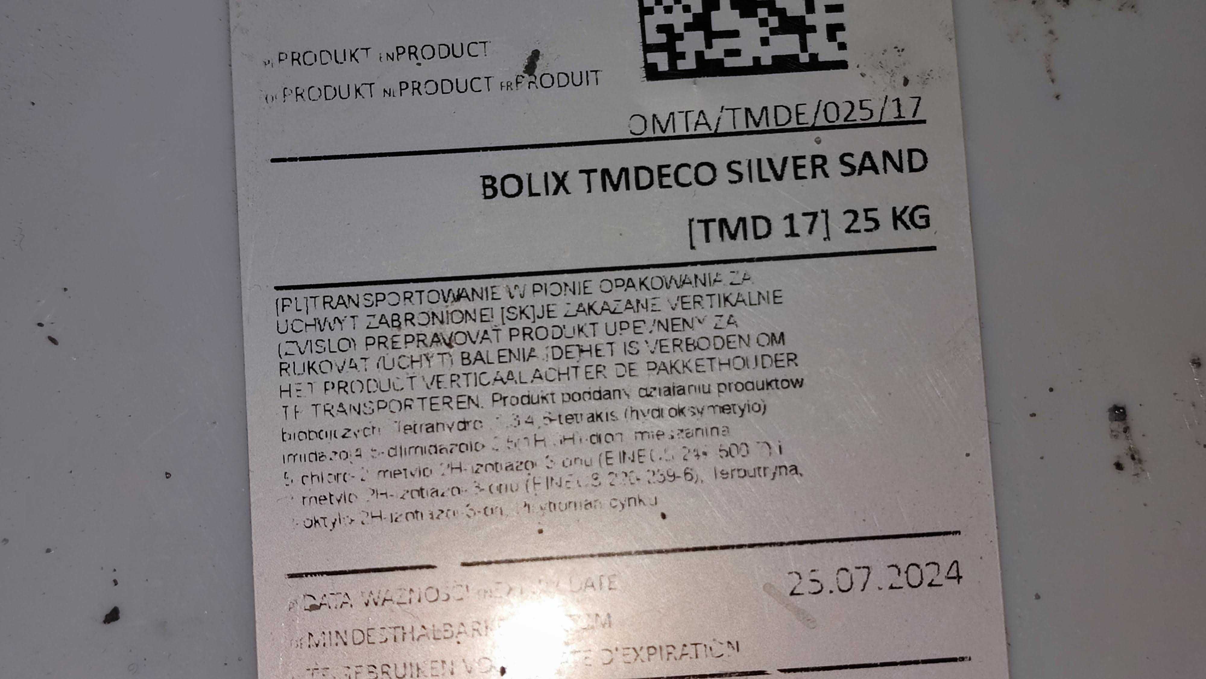 BOLIX TM DECO SILVER SAND tynk cienkowarstwowy z miką imitujący kamień