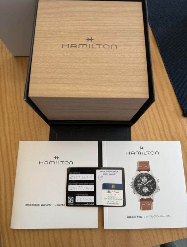 Hamilton Khaki X—Wind Aviation NOVO