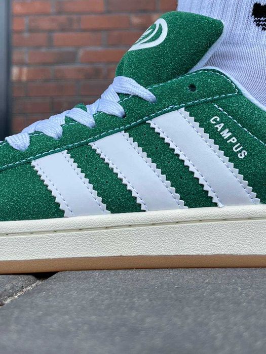 ЗНИЖКА! 44 (28 см) Adidas Campus Dark Green адідас кампус зелені кеди