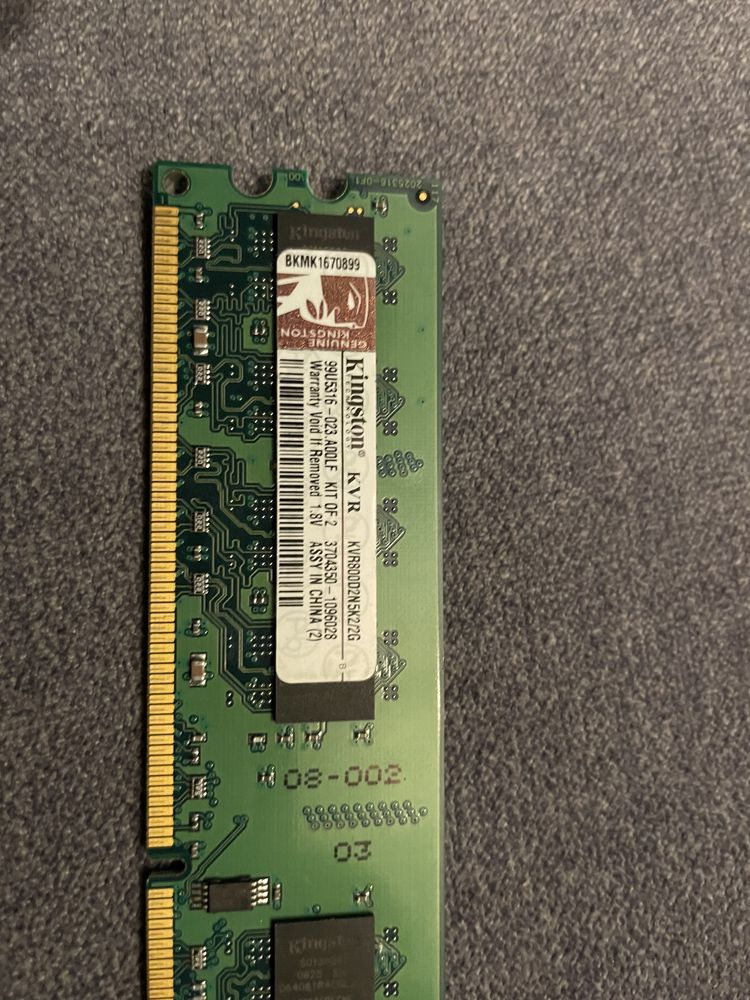 Pamięć Ram 2 GB DDR2 800 MHz