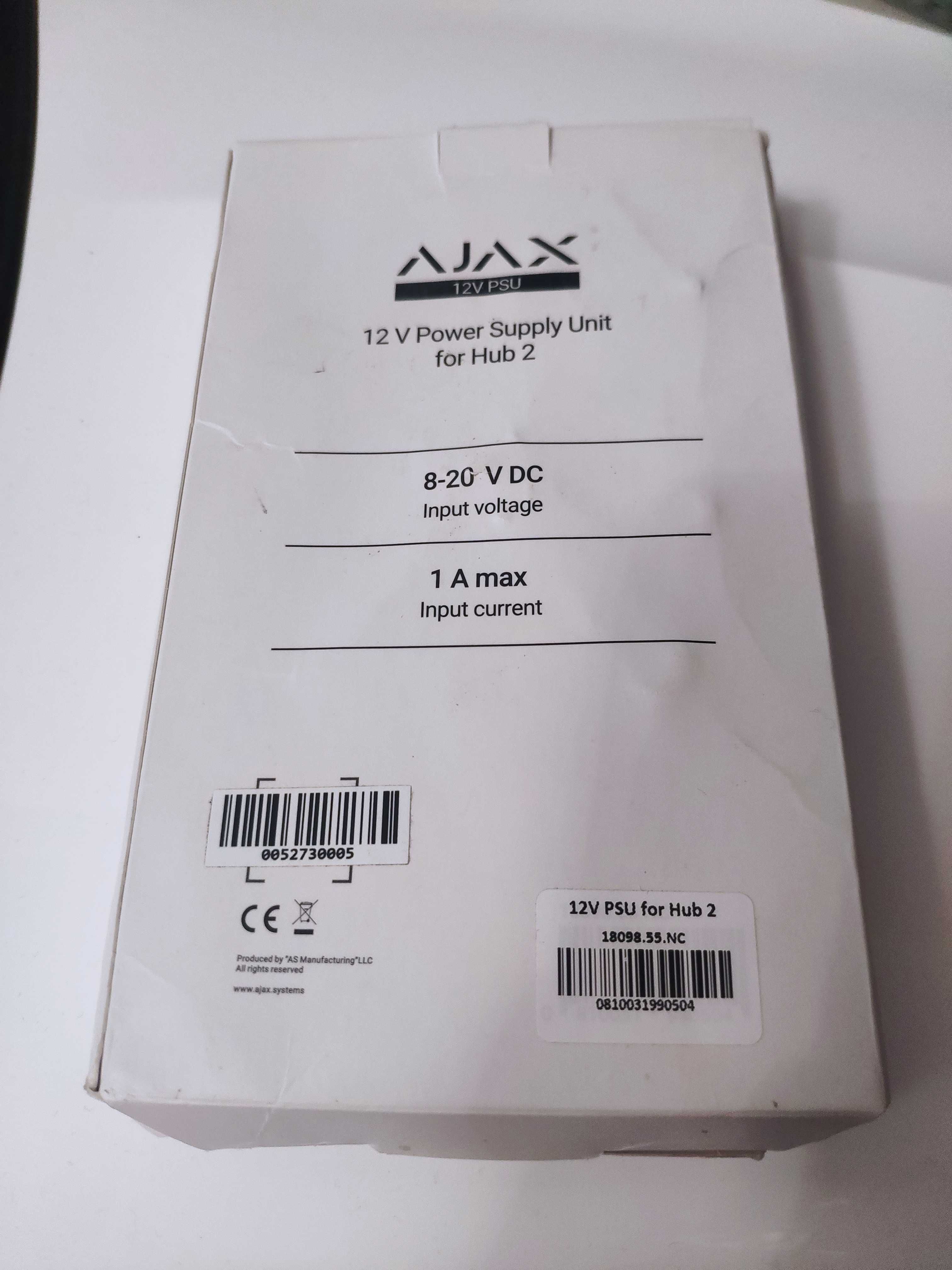 Плата блоку живлення Ajax 12V PSU для Hub 2/Hub 2 Plus/ReX 2