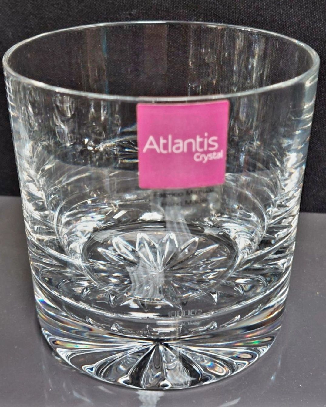 Garrafa e copos  Cristal Atlantis