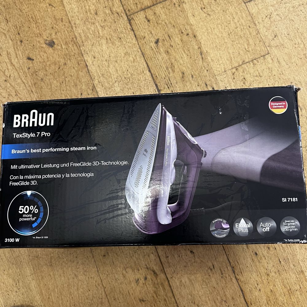 Ferro a Vapor Braun TexStyle 7 Pro - NOVO