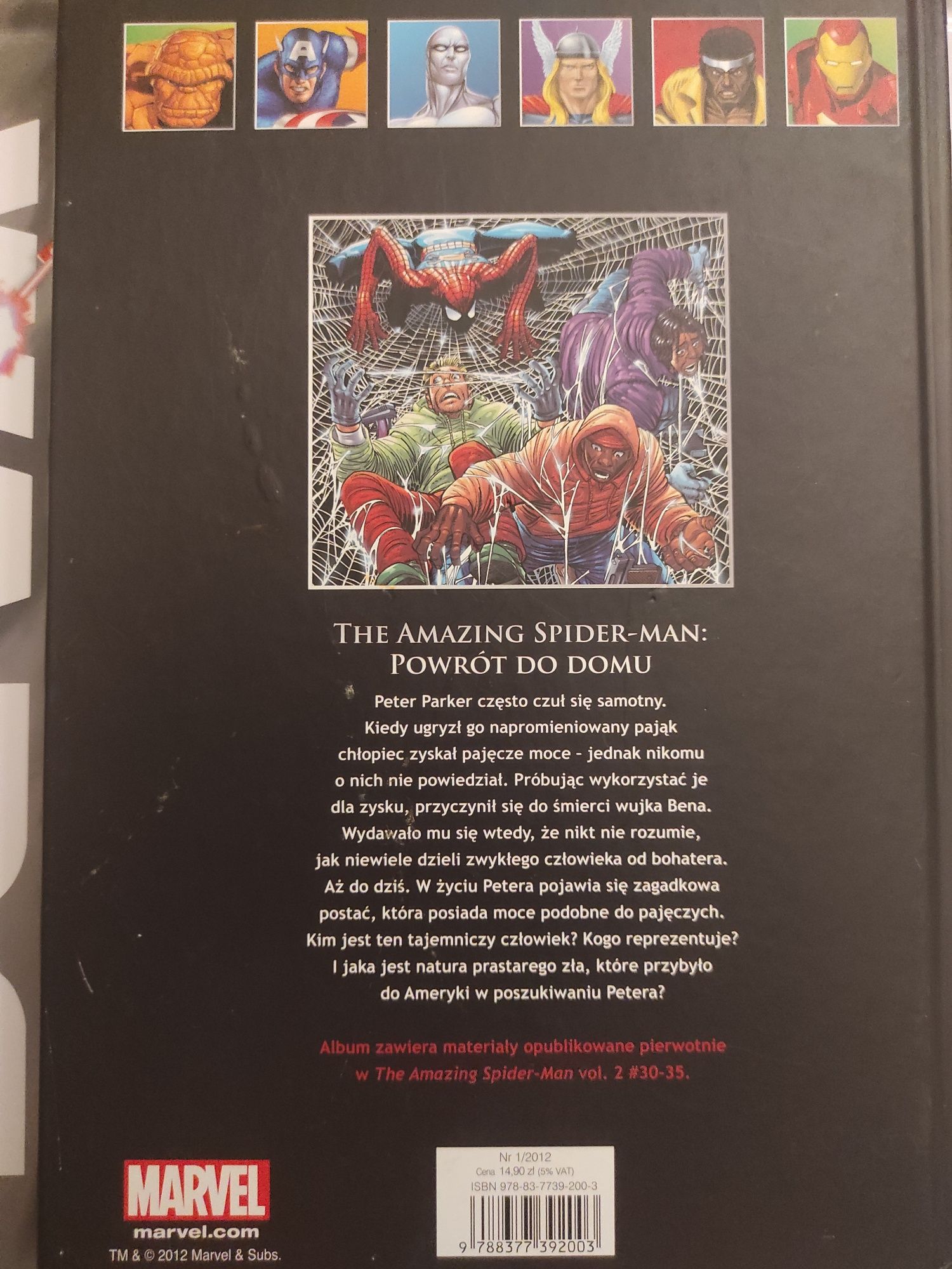Komiks "The amazing Spider - Man, Powrót do domu" cz.1