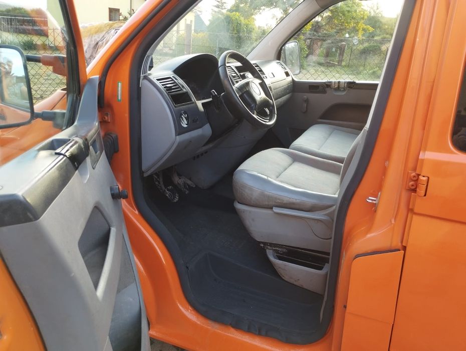 VW/T5/1.9/TDi/105KM/2005r/1Właś/DOKA/Dubel/Kabina/6.OSÓB/Klima/OKAZJA!
