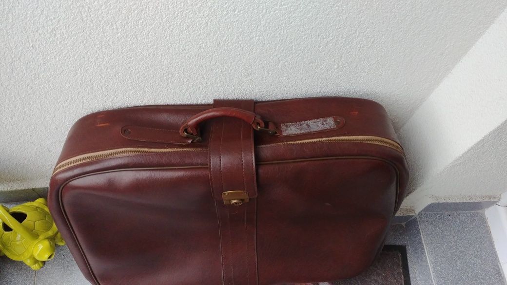 Stara torba walizka PRL