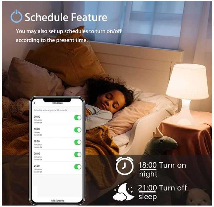 Zestaw 4 inteligentnych żarówek RGBCW E14 Wifi 4.9W