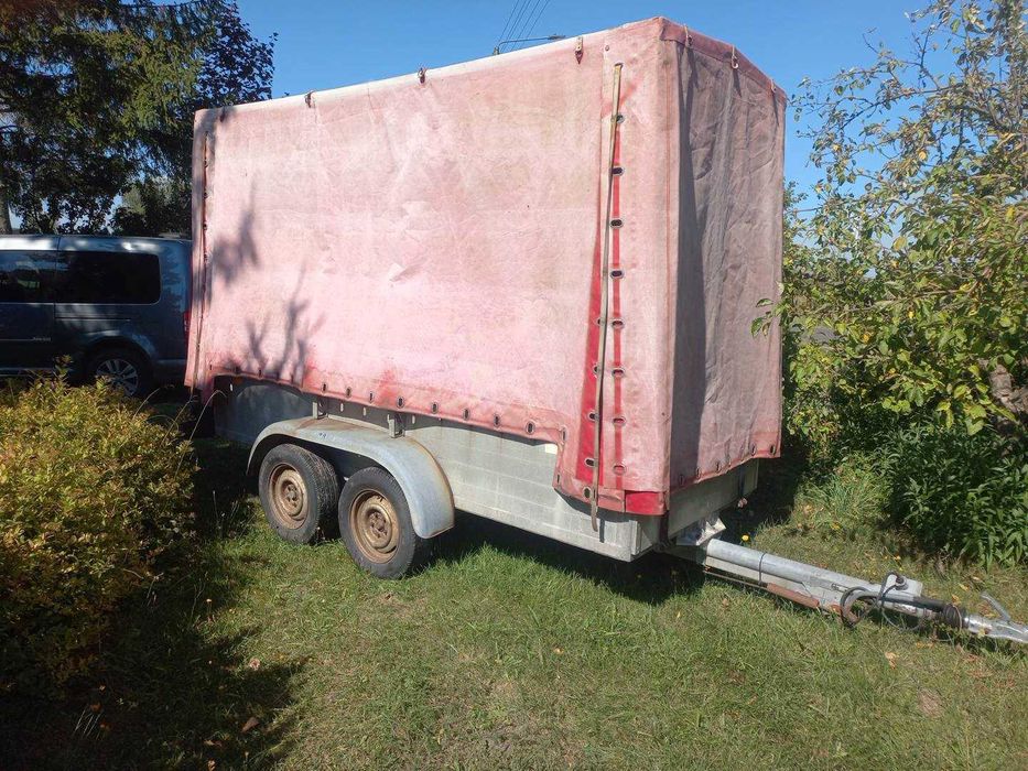 przyczepa ciężarowa dwuosiowa DMC 2000kg solidna