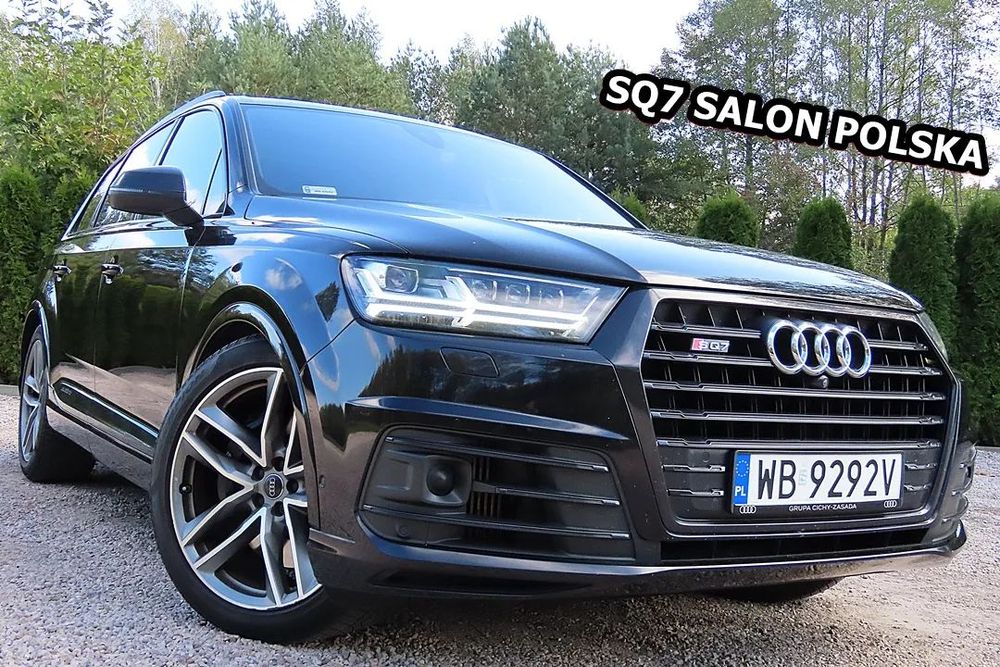 Audi SQ7 SQ7 435PS Skrętna Oś Pneumatyka Kamery Aktywne Wydechy Max