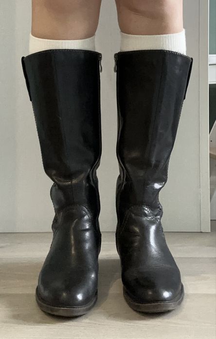 Чоботи черевики шкіряни жіночі