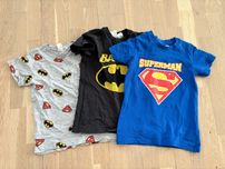 3-pak t-shirt koszulki hm H&M 86 Superman Batman