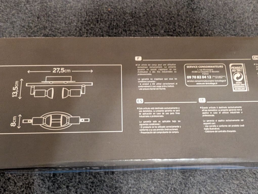 Lampa dwupunktowa LED nowa