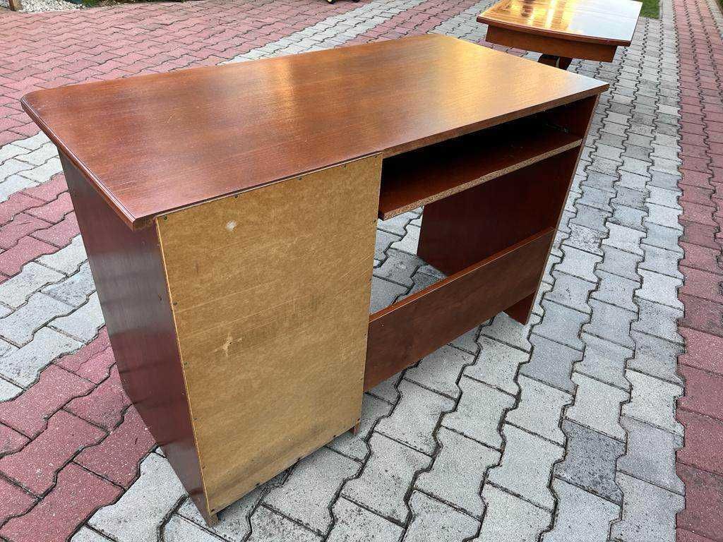Solidne biurko kolor brązowy  bdb stan