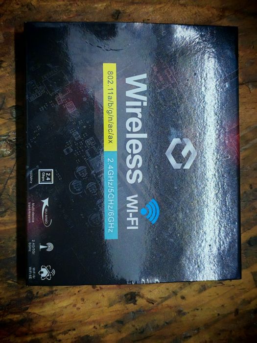 Cartão WiFi 7 novo, nunca utilizado