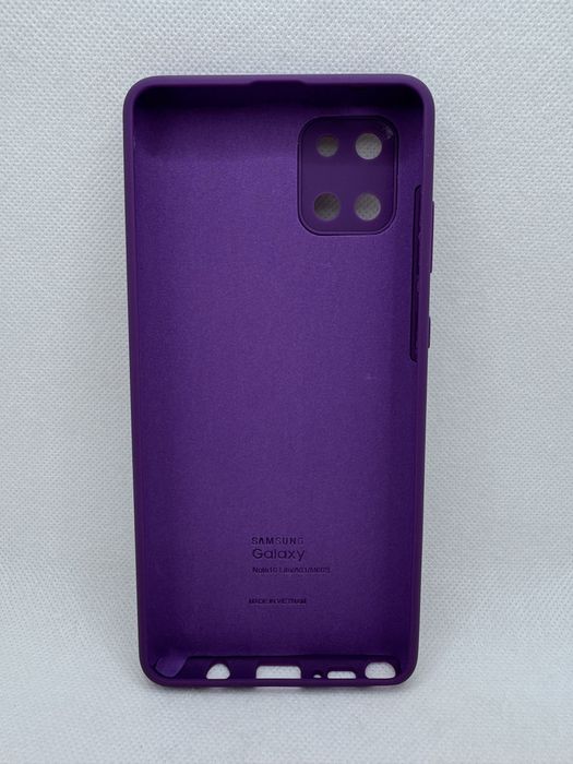 Силиконовый чехол A81 для Samsung Note 10 lite  микрофибра нот 10 лайт