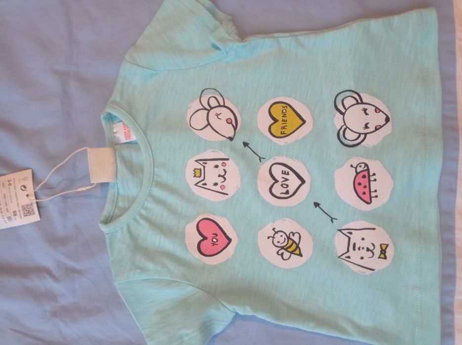 T-shirt Zara baby rozmiar 68 cm