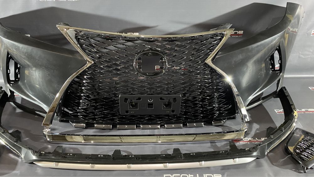 Бампер передний решетка Lexus Rx 2019 2020 2021 F-Sport