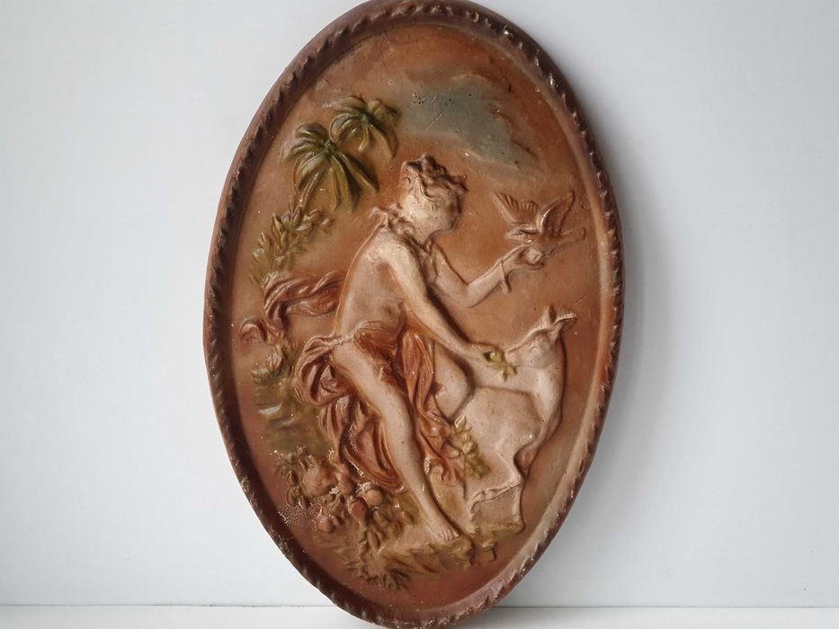 барильєф  декоративне настінне панно, картина "Німфа" Карл Штеррер