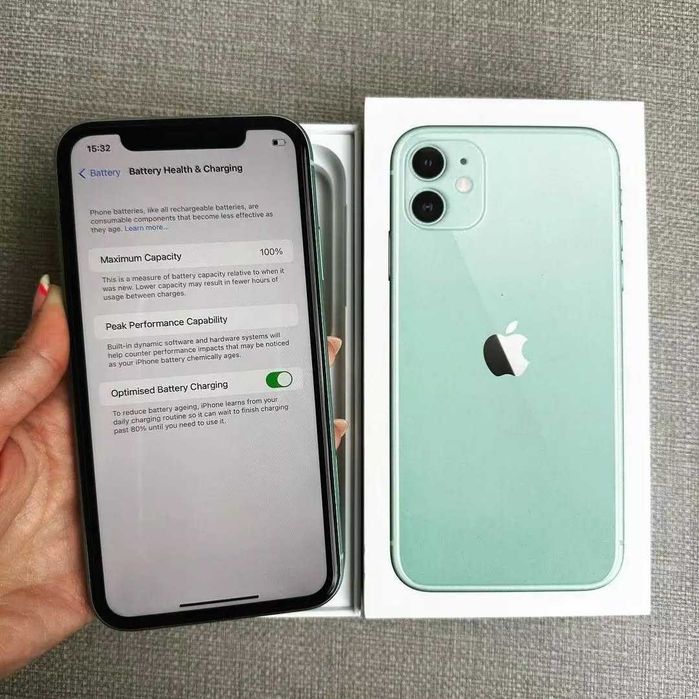 iPhone 11 Green 100% батарея. Ідеальний стан!
